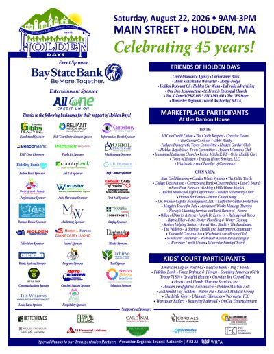 Holden Days Flyer 2026 page 1