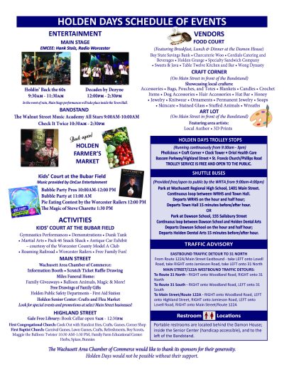 Holden Days Flyer 2026 page 2